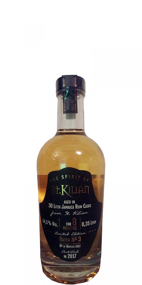 St. Kilian 2017  THE SPIRIT OF ST. KILIAN – Batch No. 3