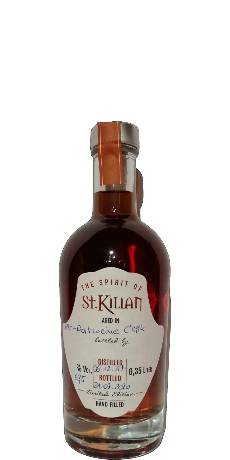 St. Kilian 2017  Ex Port Cask - Hand Filled