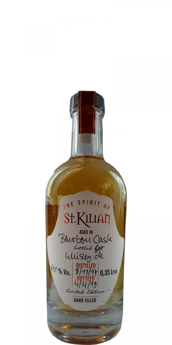 St. Kilian 2017  Bourbon Cask - Hand Filled