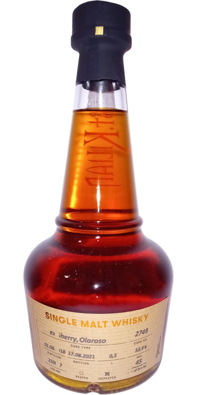 St. Kilian 2018  Private Cask Bottling