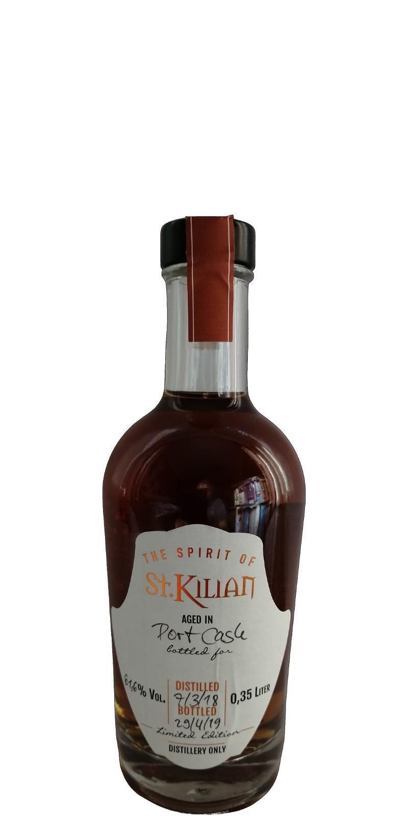 St. Kilian 2018  Handfilled - Distillery only