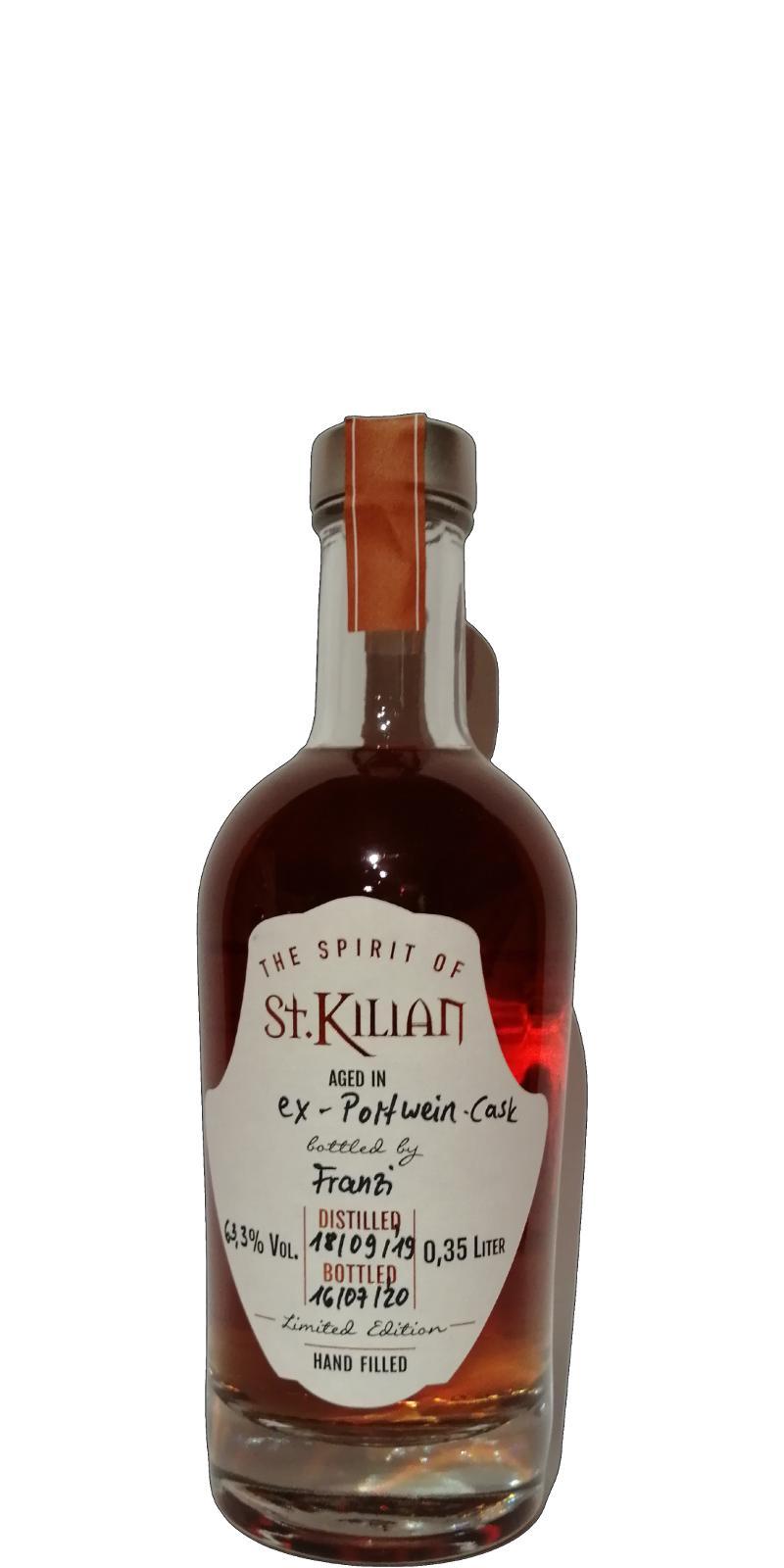 St. Kilian 2019  Ex Port Cask - Hand Filled