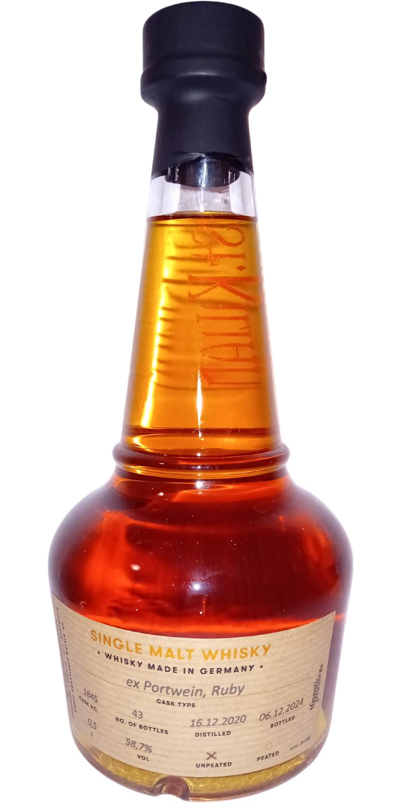 St. Kilian 2020  Private Cask Bottling