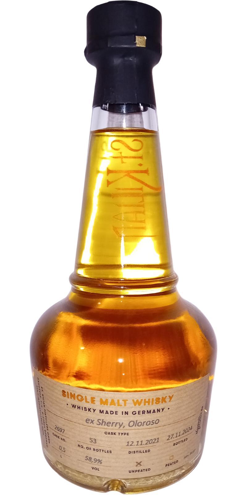 St. Kilian 2021  Private Cask Bottling