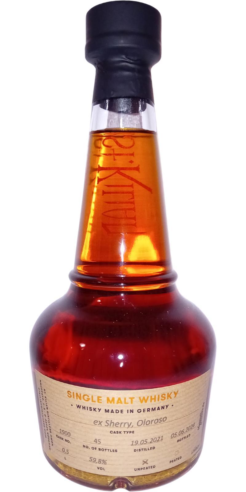 St. Kilian 2021  Private Cask Bottling
