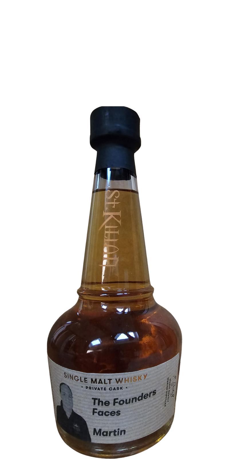 St. Kilian 2021  Private Cask - The Founders Faces - Martin