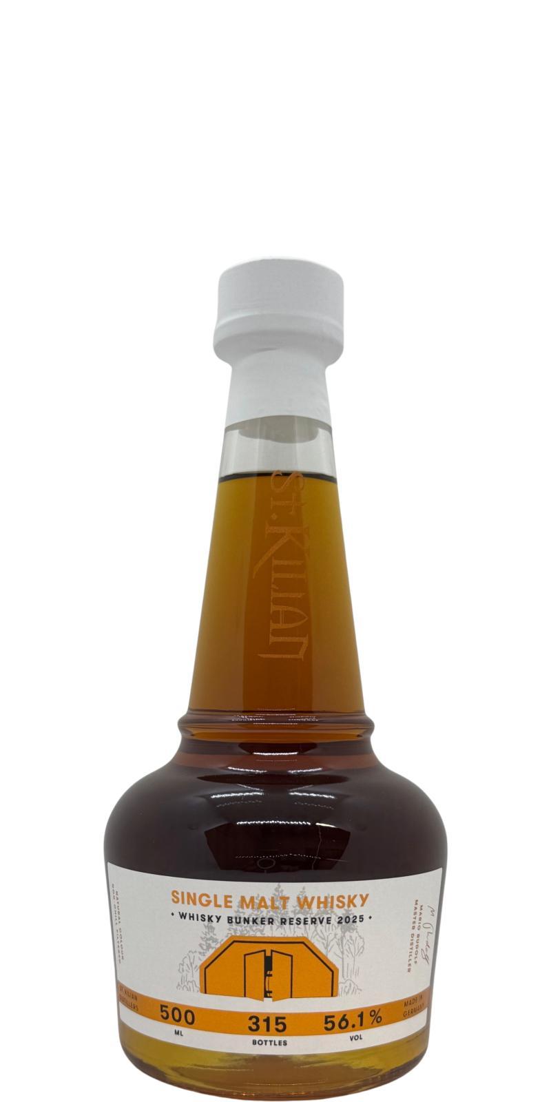 St. Kilian Whisky Bunker Reserve 2025  Whisky Bunker Releases