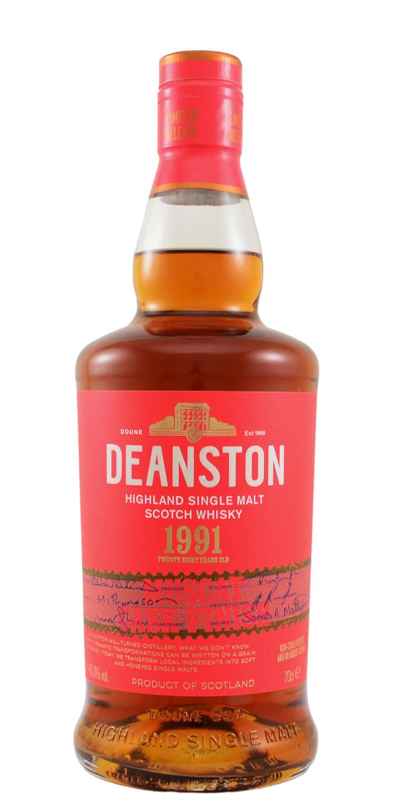 Deanston 1991 Muscat Cask Finish