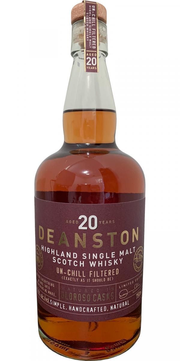 Deanston 20-year-old Un-Chill Filtered