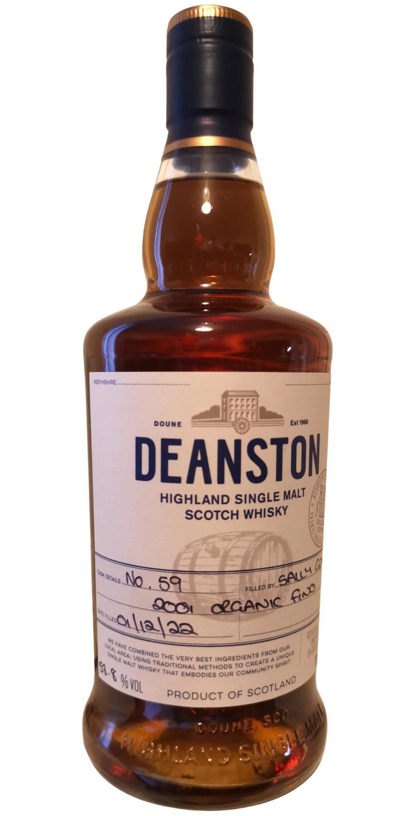 Deanston 2001 Handfilled at the Distillery