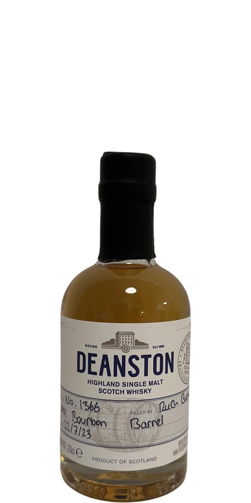 Deanston 2001 Hand Filled Exclusive Edition
