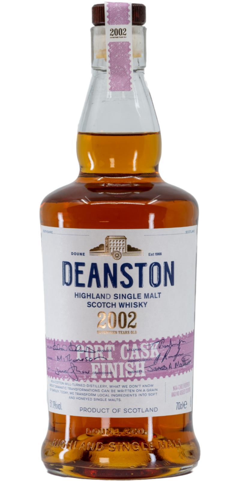 Deanston 2002 Port Cask Finish