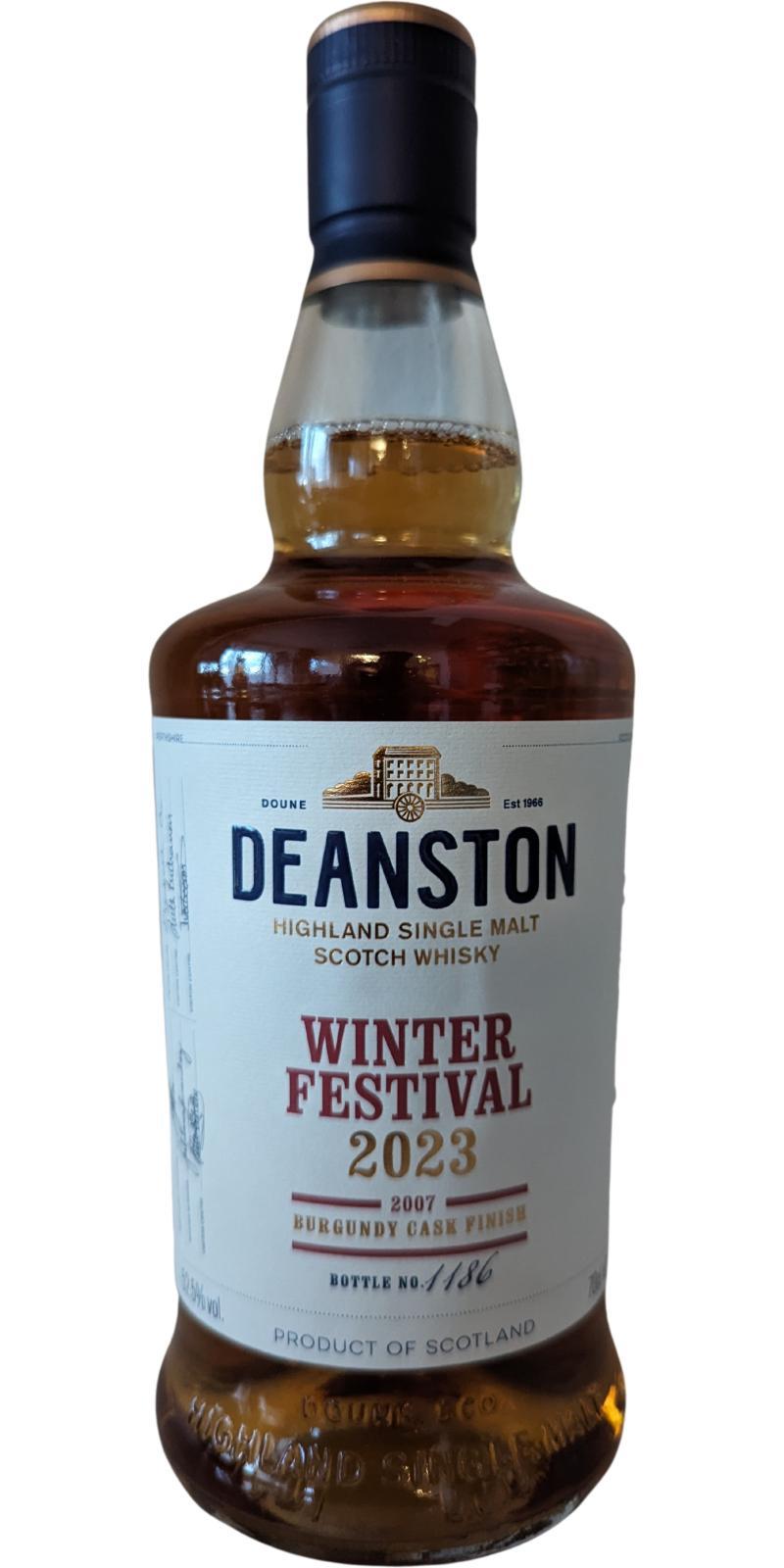 Deanston 2007 Winter Festival 2023