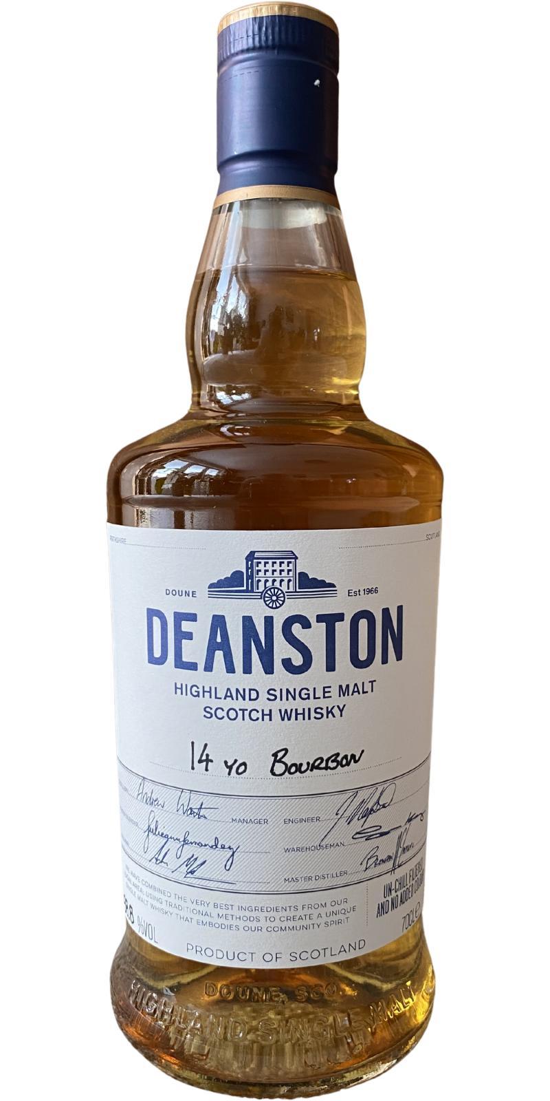 Deanston 2008 Handfilled at Distillery