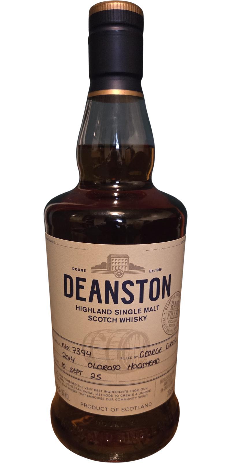 Deanston 2014 Handfill Exclusive Edition