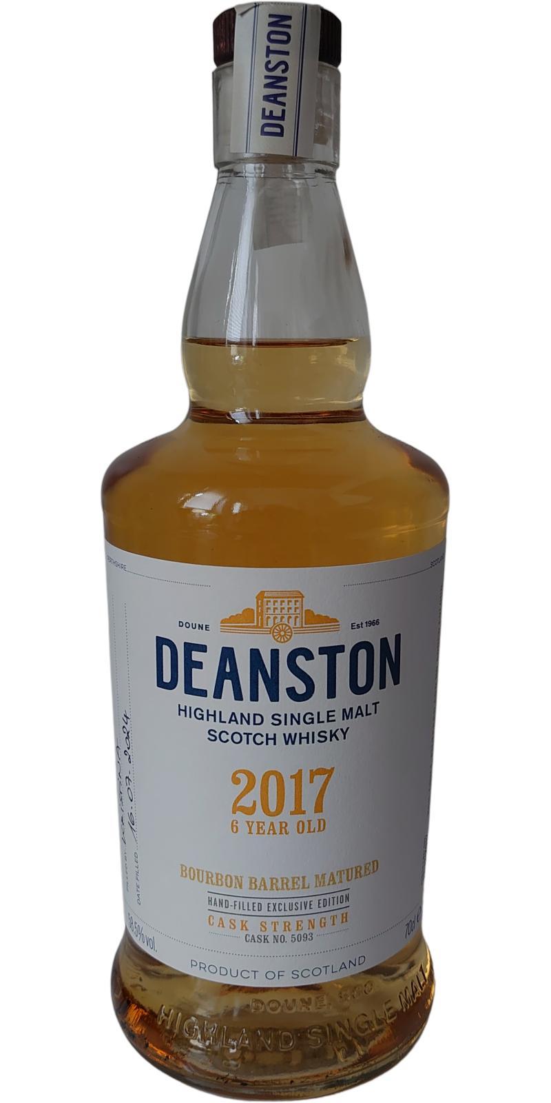 Deanston 2017 Distillery Exclusive Hand Filled