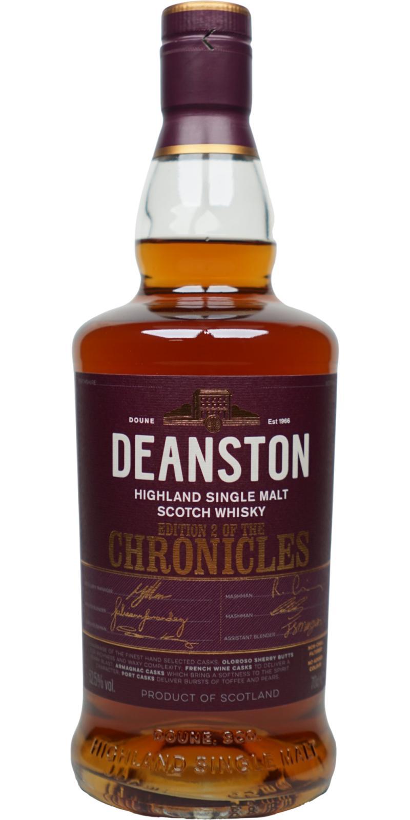 Deanston Chronicles Edition 2 Distillery Exclusive