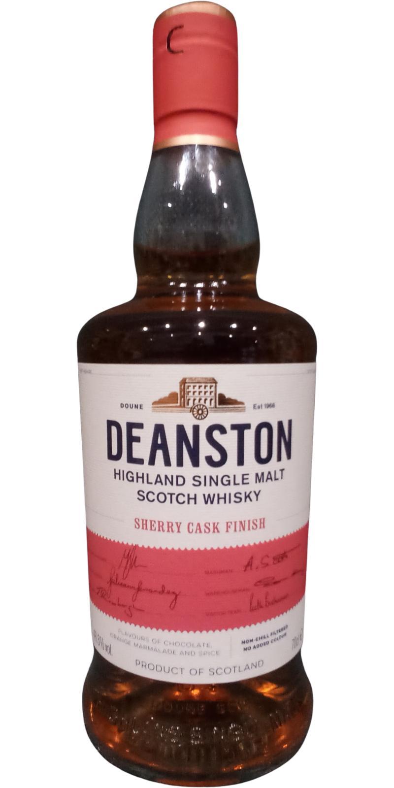 Deanston Sherry Cask Finish