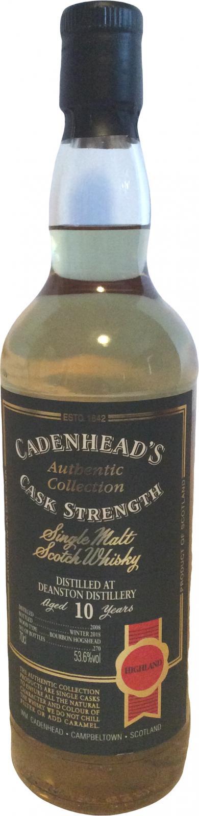 Deanston 2008 CA Authentic Collection