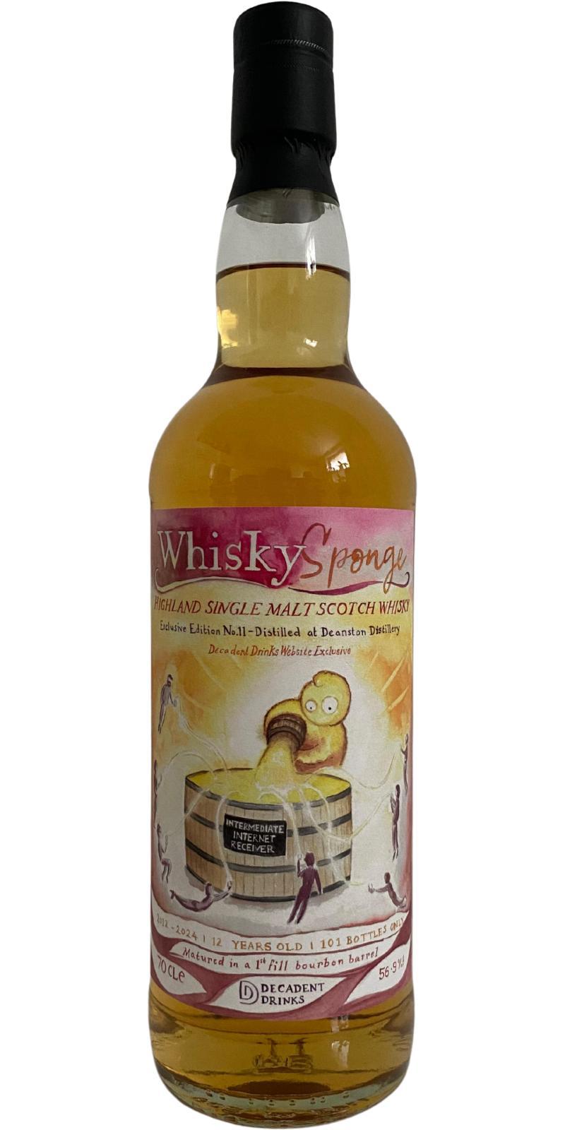 Deanston 12-year-old DeDr Whisky Sponge