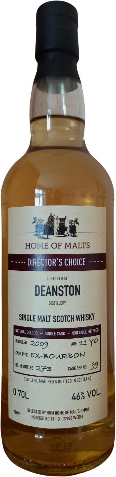 Deanston 2009 HoM Directors' Choice