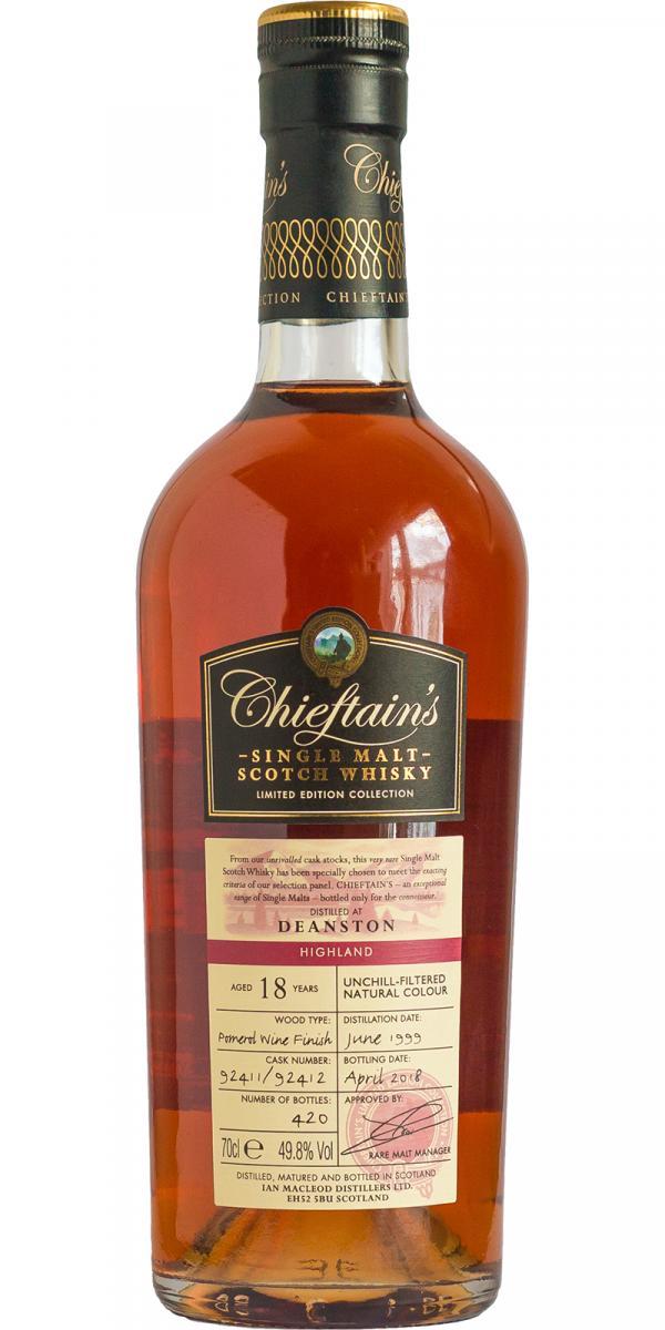 Deanston 1999 IM Chieftain's