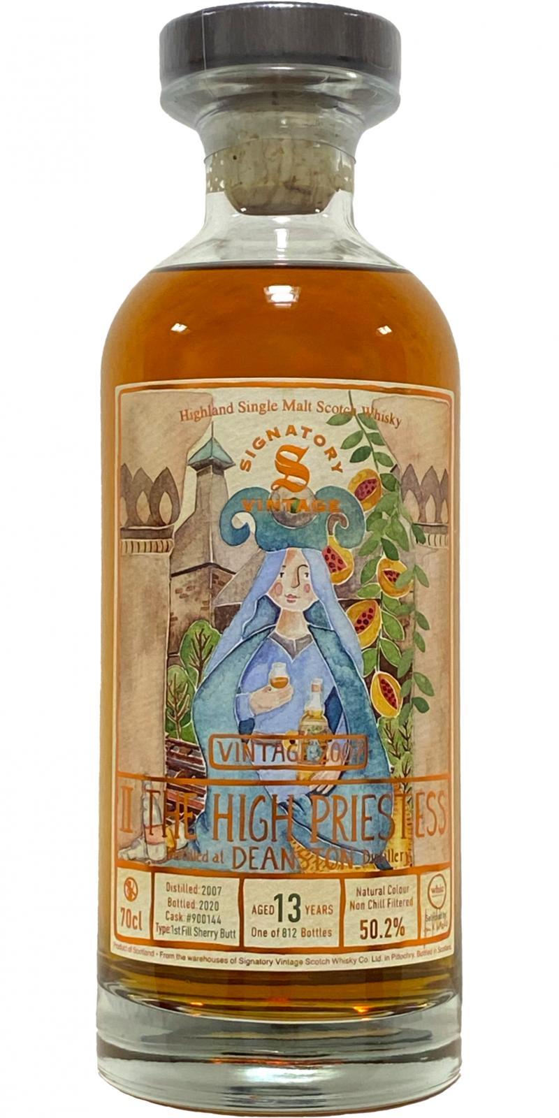 Deanston 2007 SV Whic Tarot - II. The High Priestess