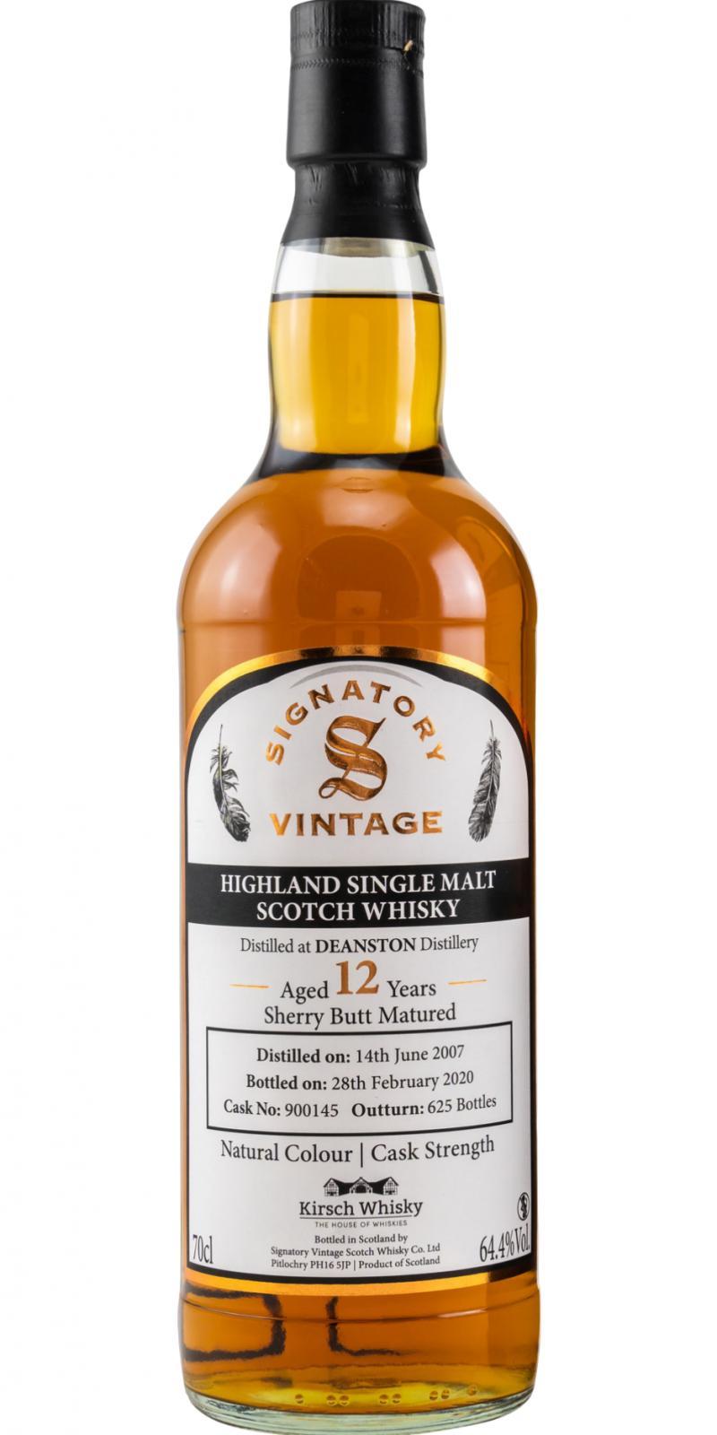 Deanston 2007 SV Natural Colour | Cask Strength