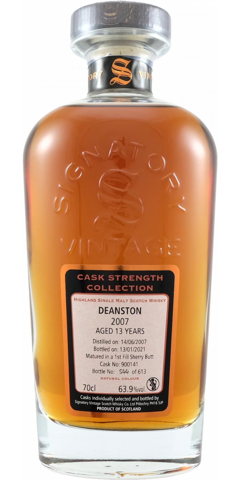Deanston 2007 SV Cask Strength Collection