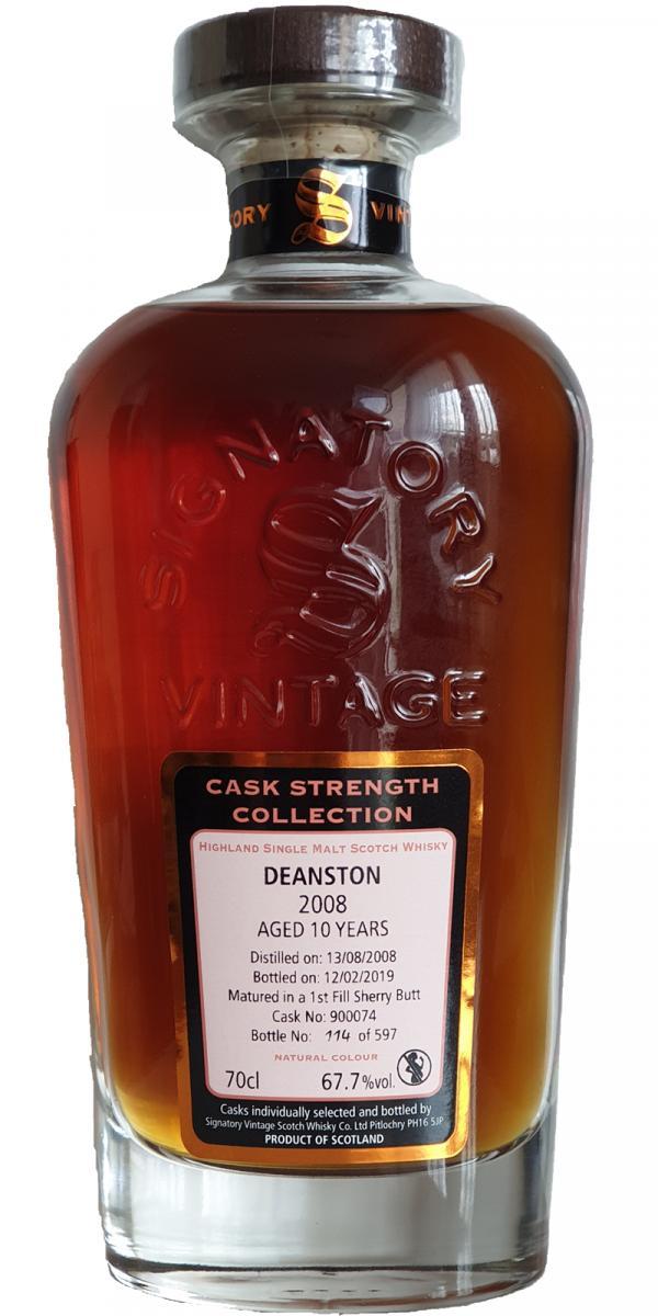 Deanston 2008 SV Cask Strength Collection