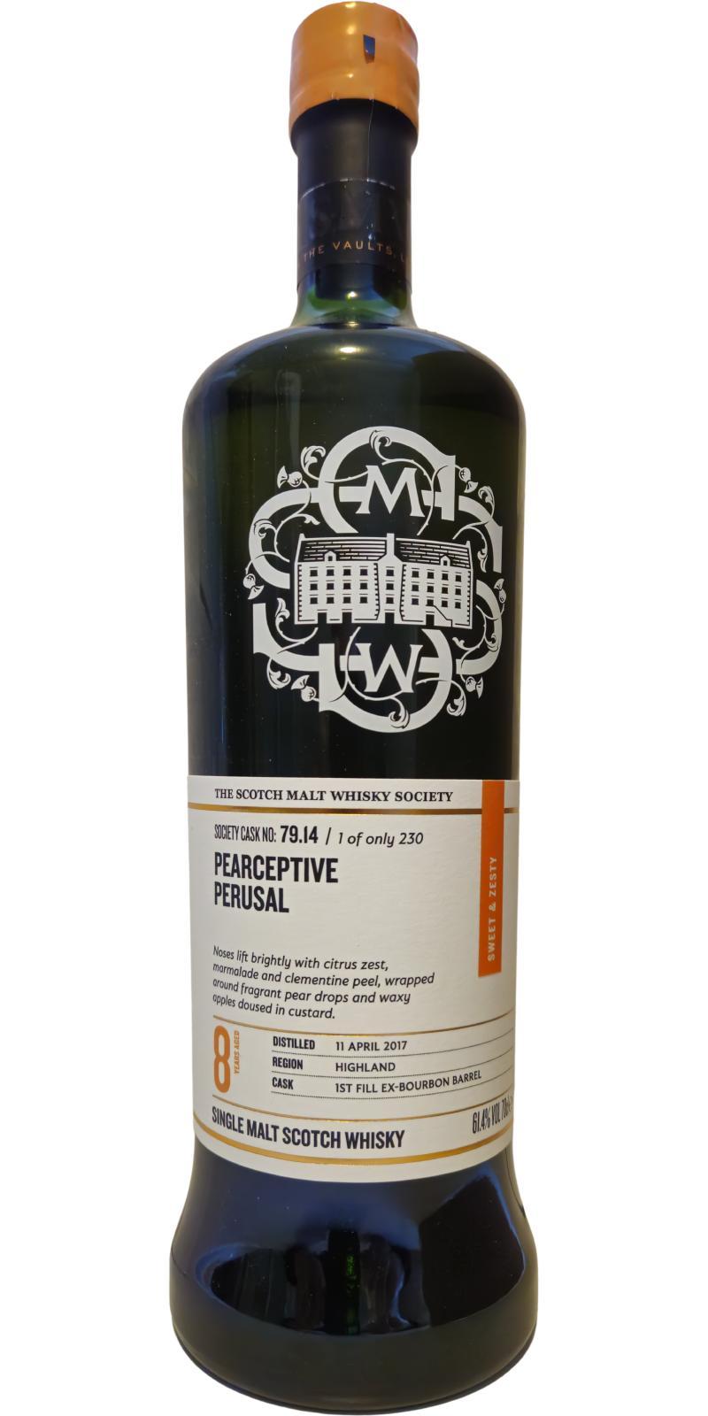 Deanston 2017 SMWS 79.14 Pearceptive perusal