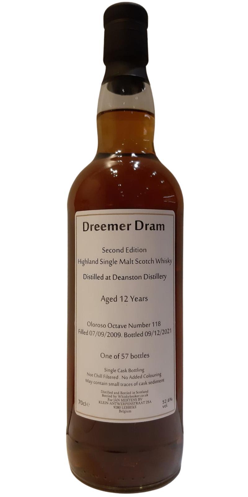 Deanston 2009 WhB Dreemer Dram Second Edition