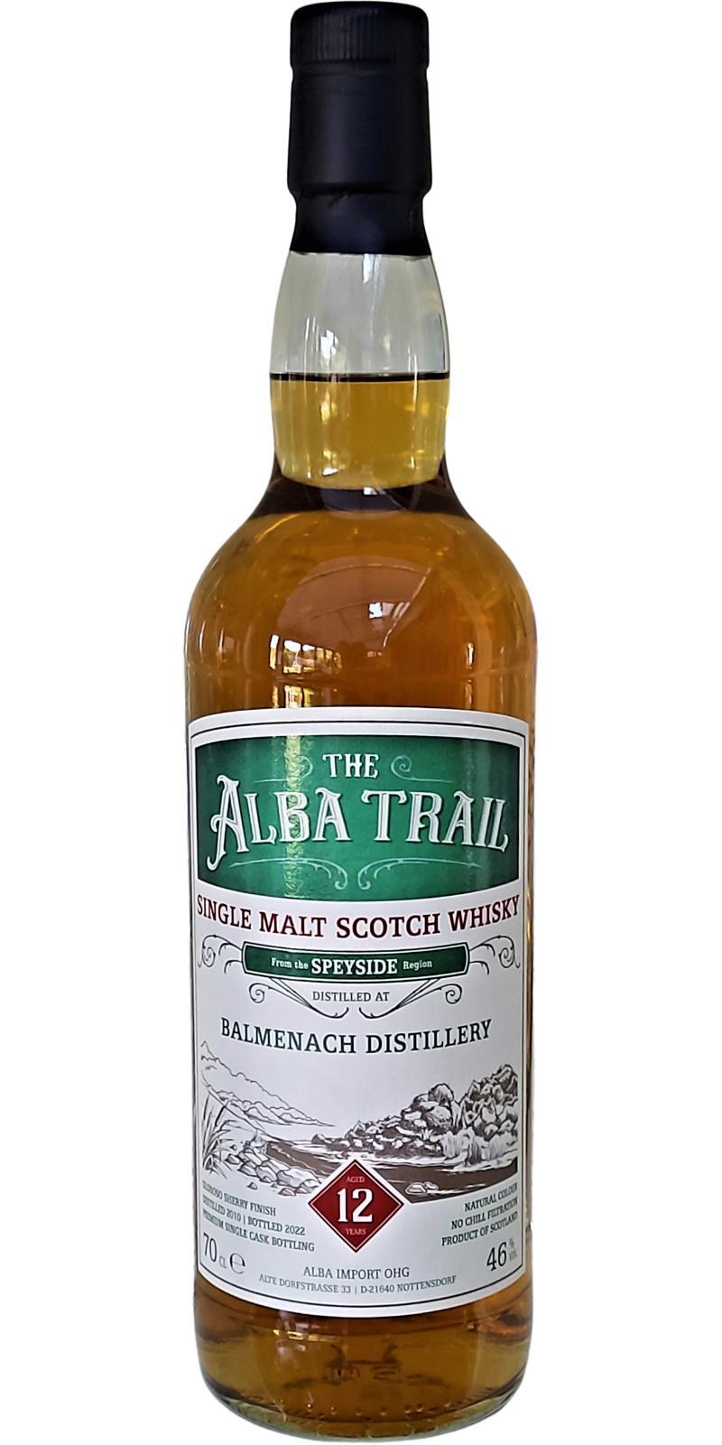 Balmenach 2010 AI The Alba Trail