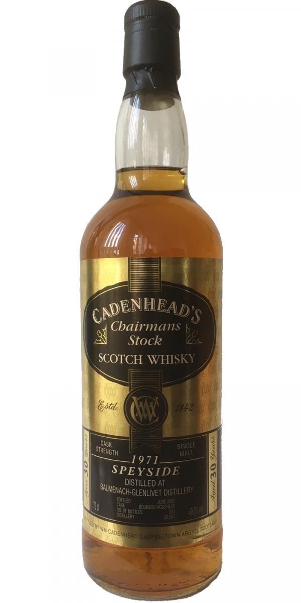 Balmenach 1971 CA Chairman's Stock