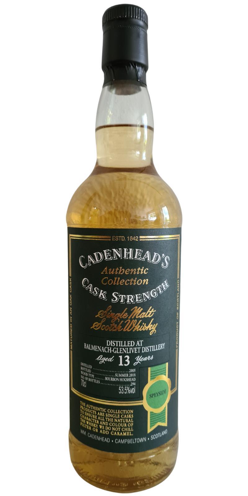 Balmenach 2005 CA Authentic Collection