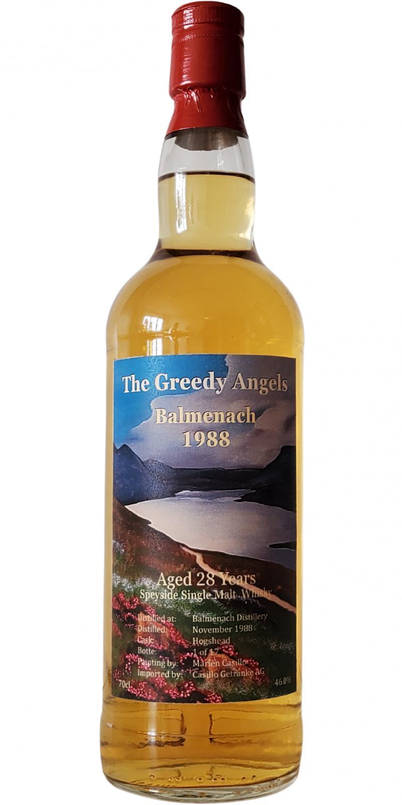 Balmenach 1988 CG The Greedy Angels