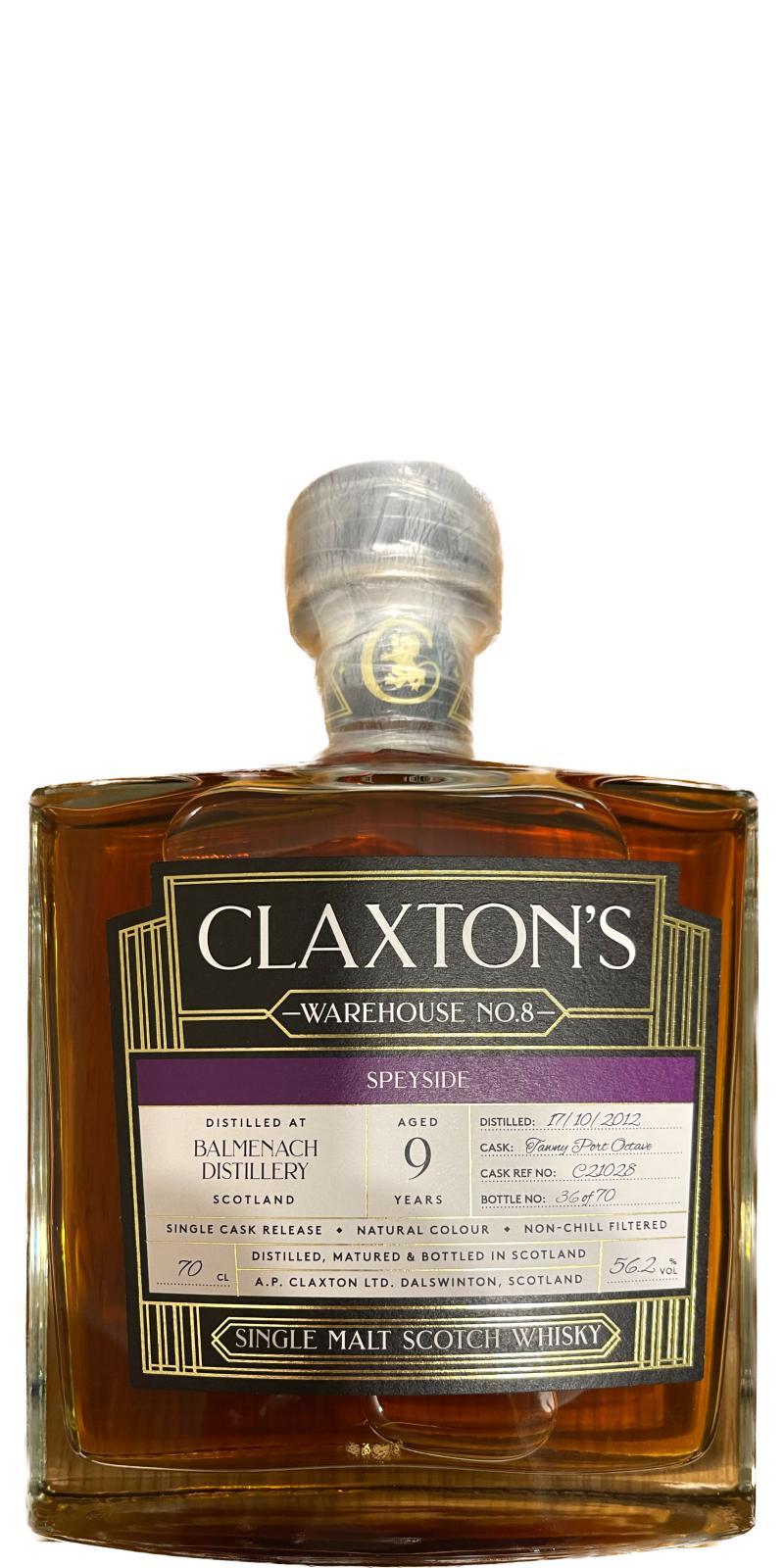 Balmenach 2012 Cl Warehouse No. 8