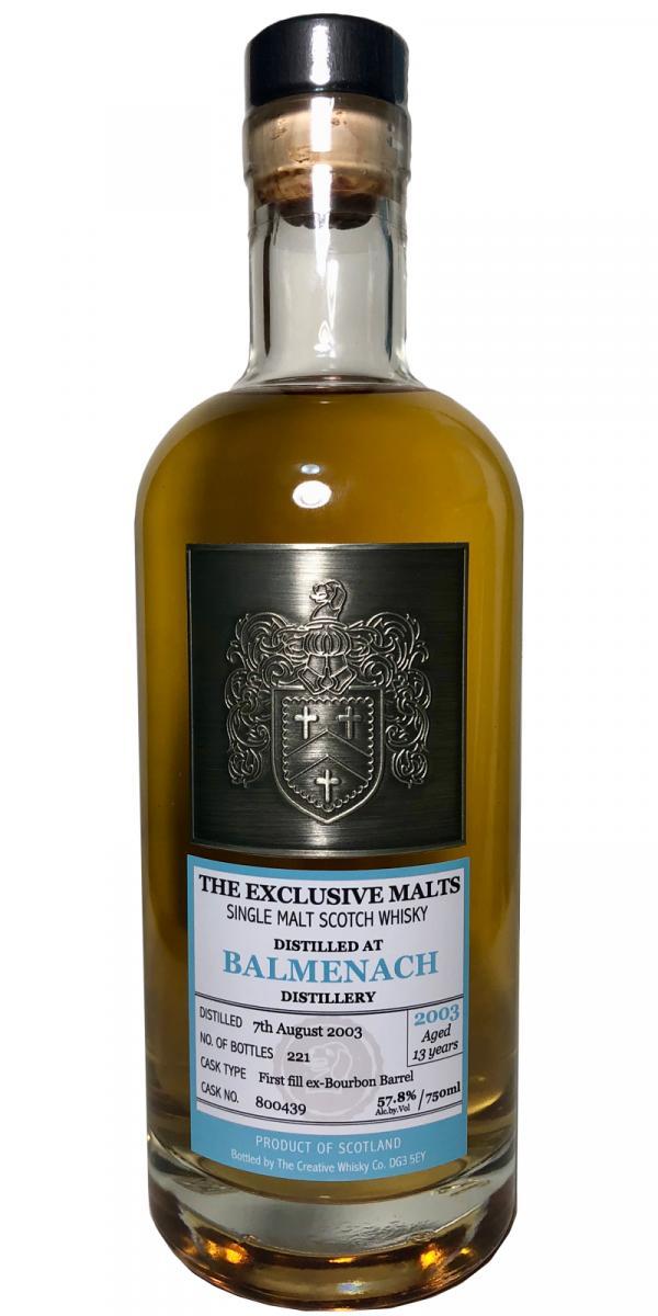 Balmenach 2003 CWC The Exclusive Malts