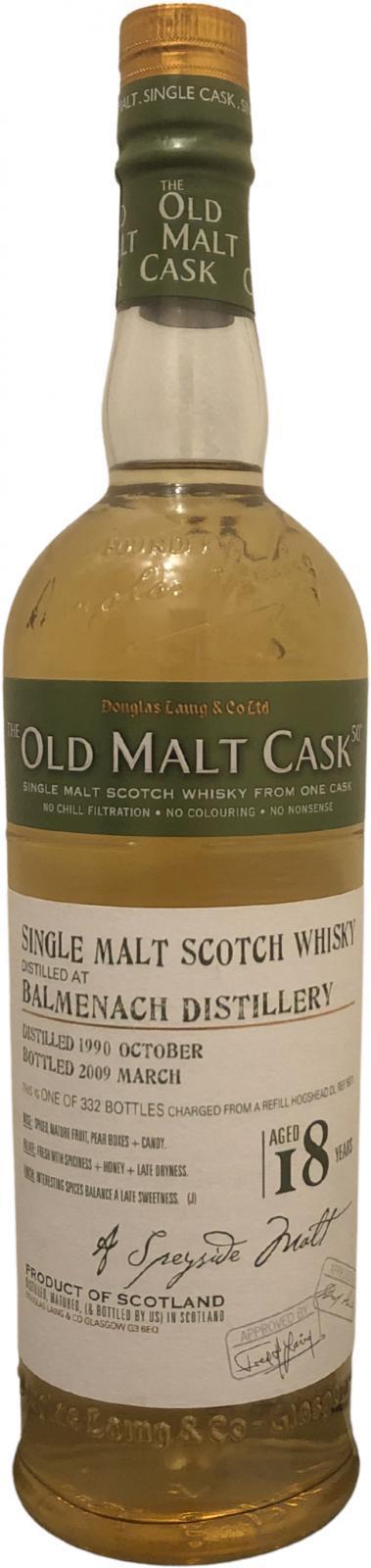 Balmenach 1990 DL The Old Malt Cask