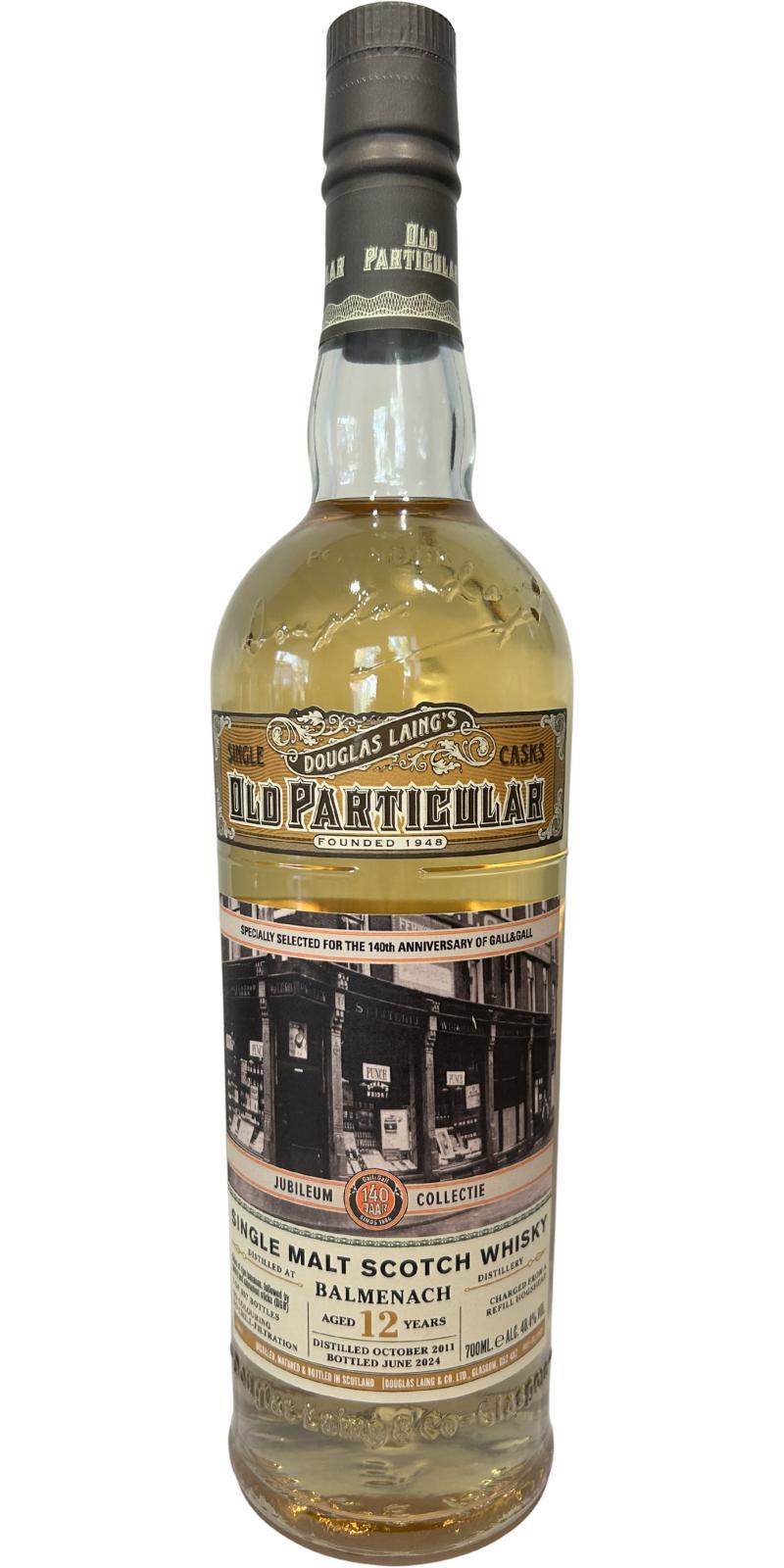 Balmenach 2011 DL Old Particular