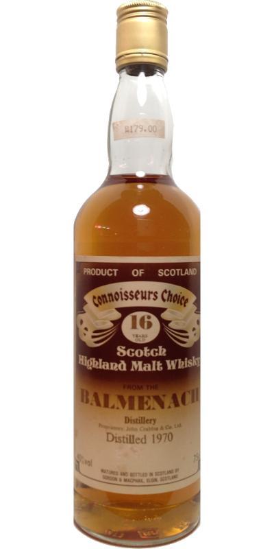 Balmenach 1970 GM Connoisseurs Choice