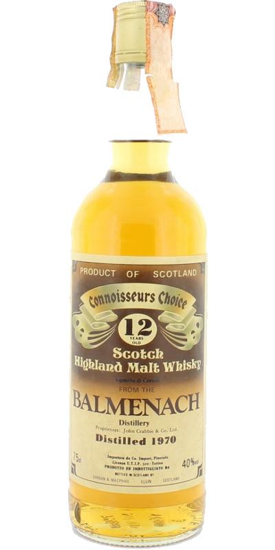 Balmenach 1970 GM Connoisseurs Choice