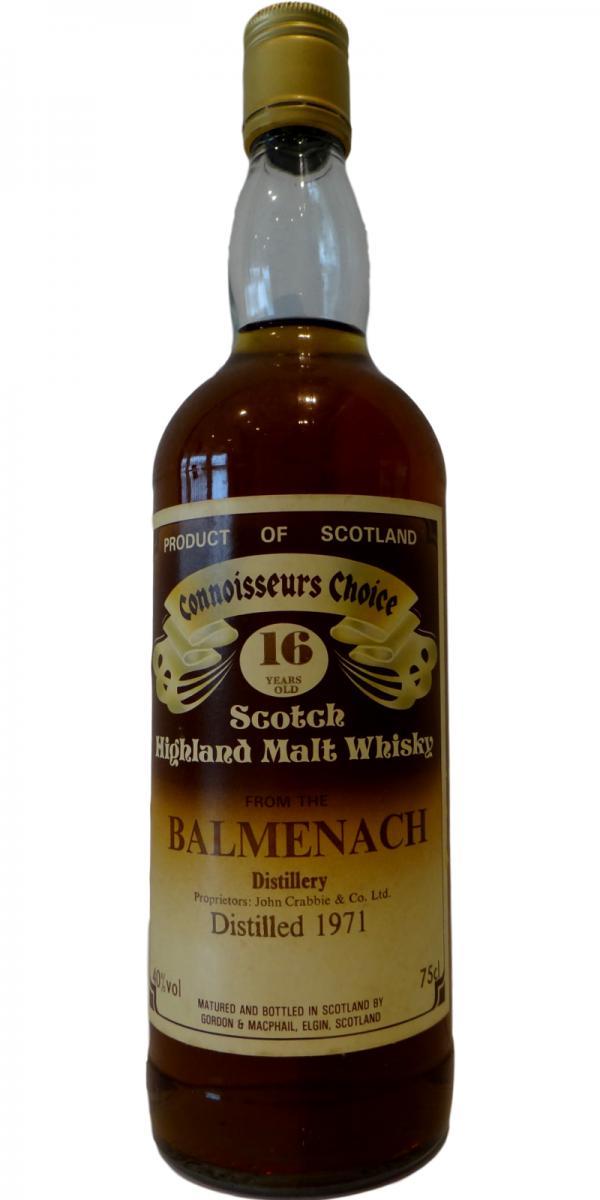 Balmenach 1971 GM Connoisseurs Choice