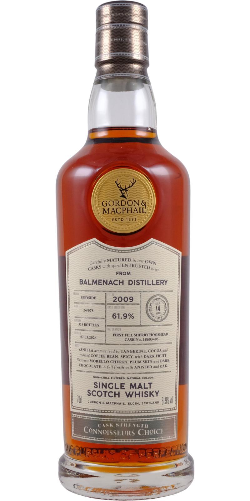 Balmenach 2009 GM Connoisseurs Choice - Cask Strength