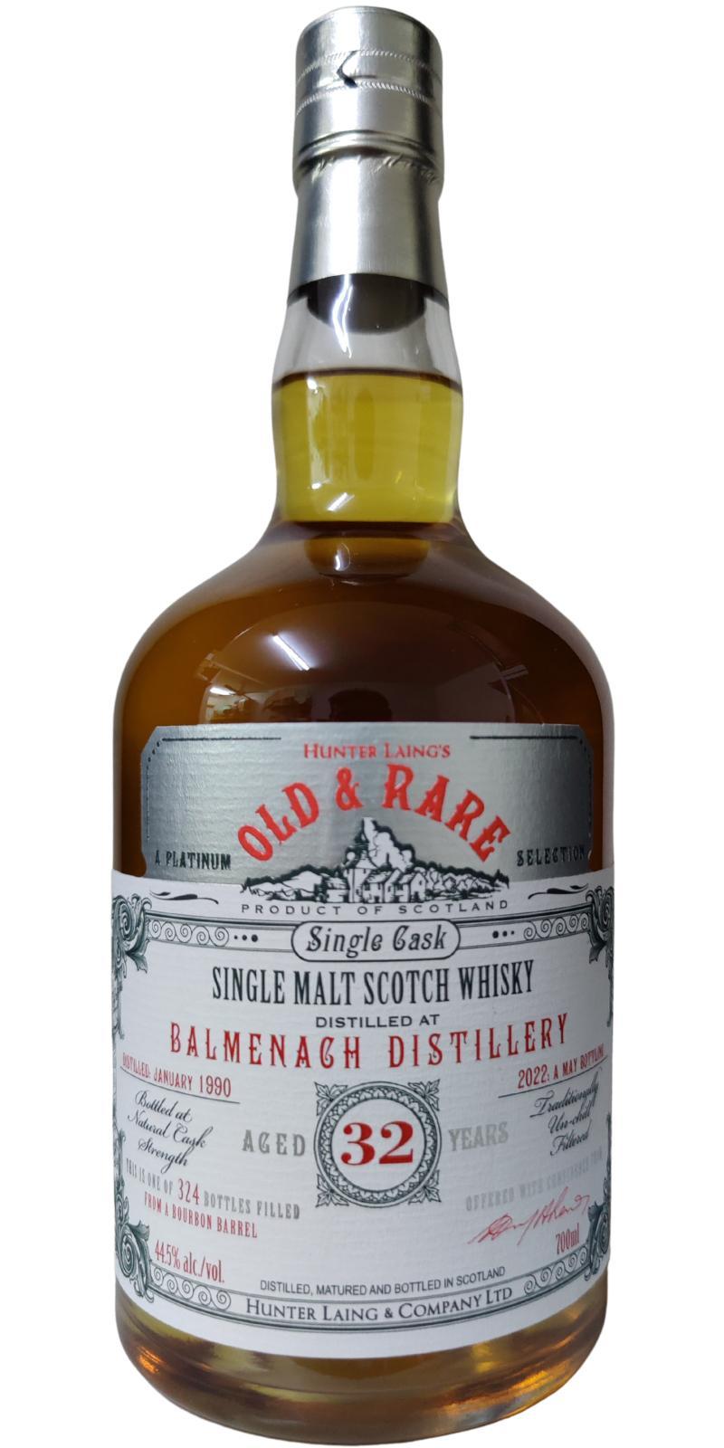 Balmenach 1990 HL Old & Rare - A Platinum Selection