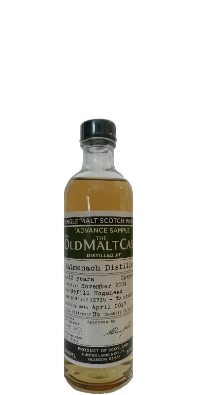 Balmenach 2004 HL Advance Sample for the Old Malt Cask