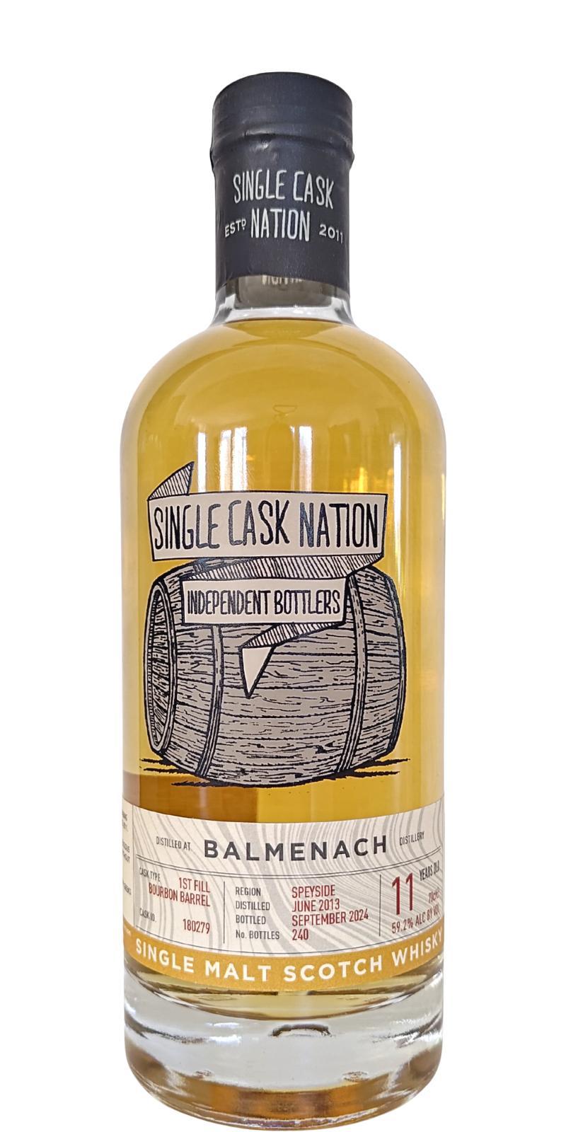 Balmenach 2013 JWC Single Cask Nation