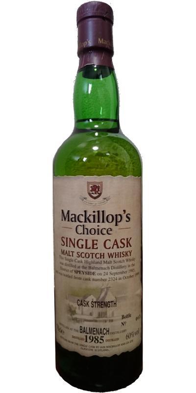 Balmenach 1985 McC Single Cask - Cask Strength