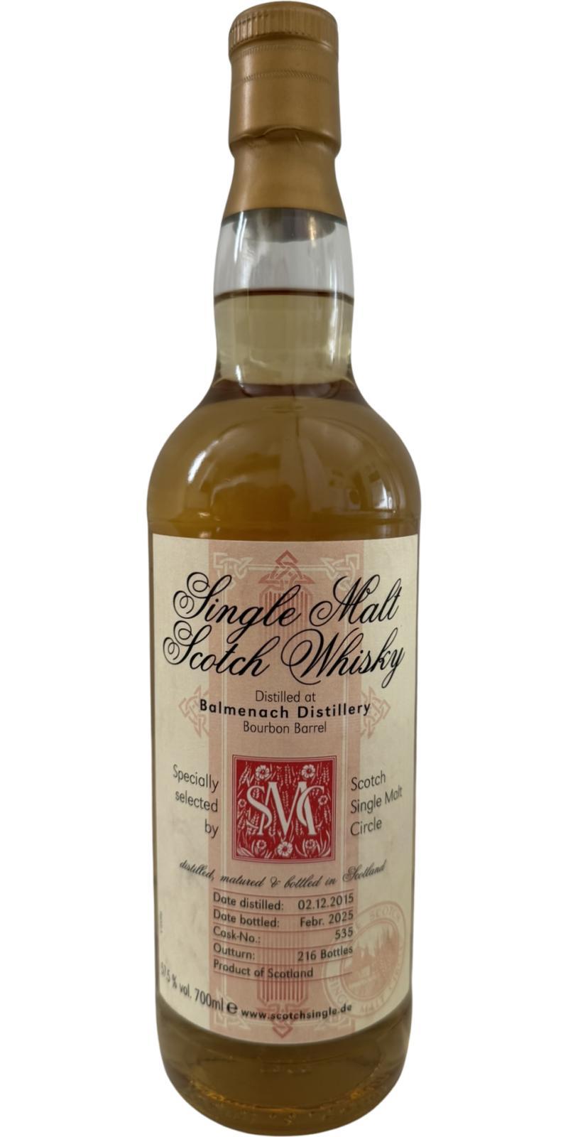 Balmenach 2015 MC