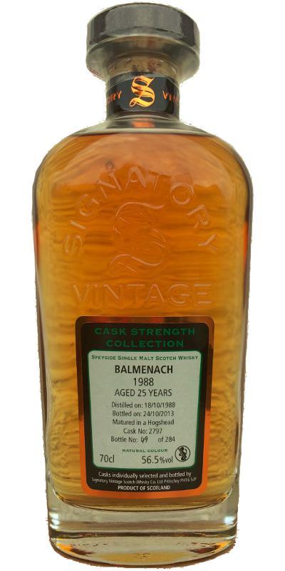 Balmenach 1988 SV Cask Strength Collection